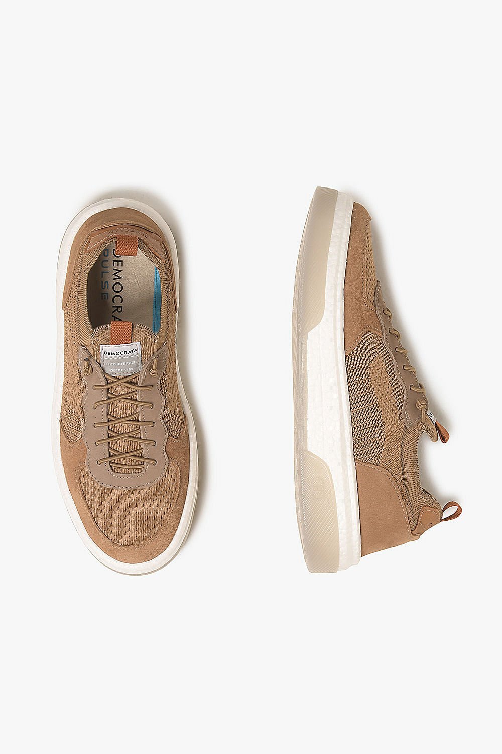 Tênis Masculino Democrata Pulse Marrom 4