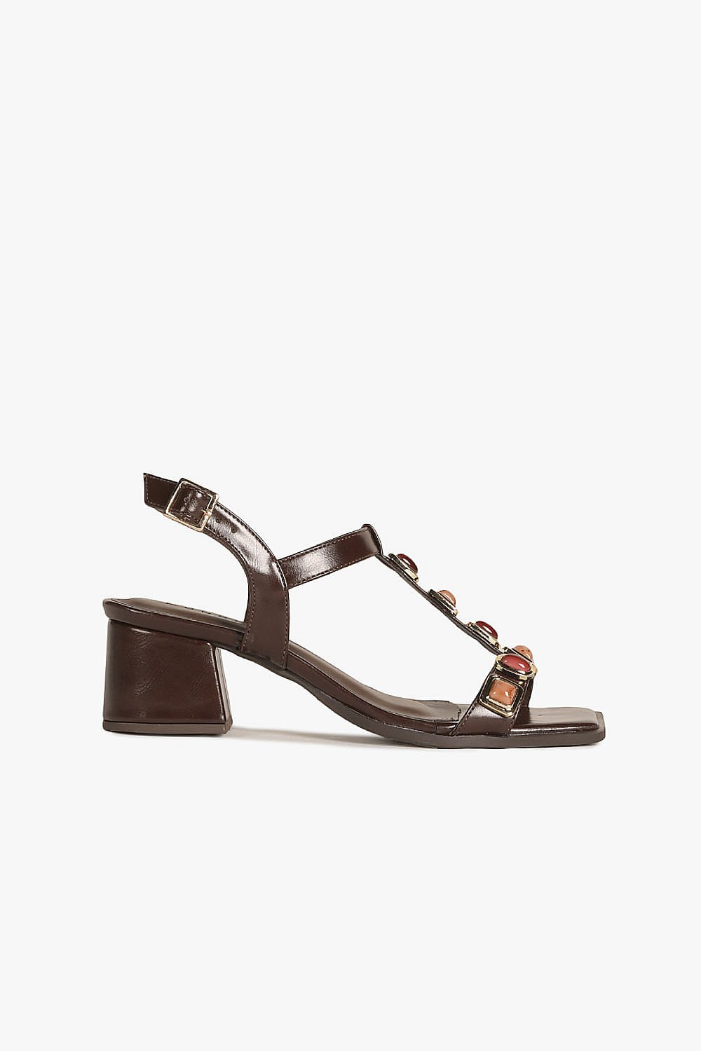 Sandália Feminina Salto Médio Mundial Oriane