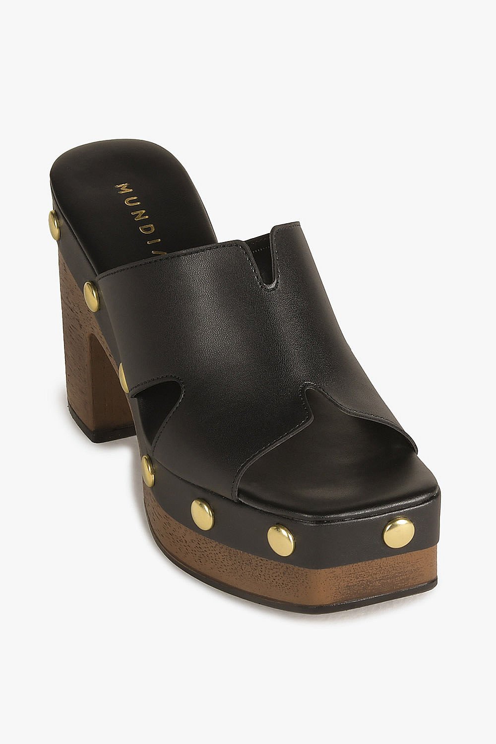 Tamanco Feminino Meia-Pata Mundial Tiffany Preto 4