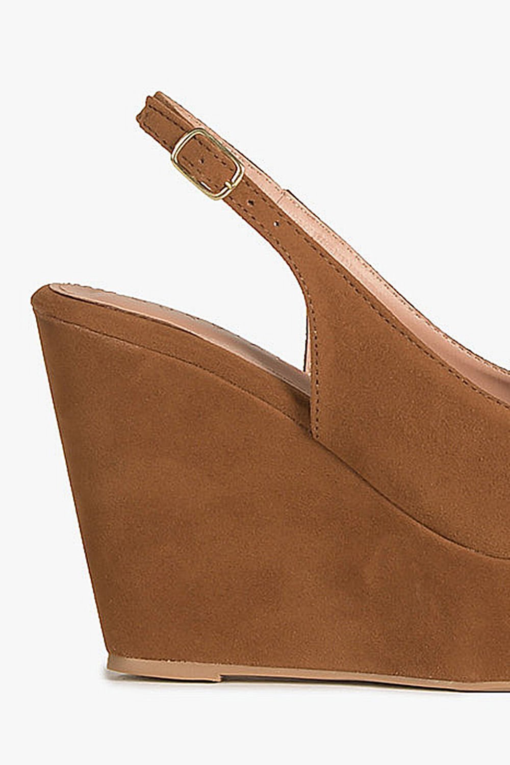 Sandália Feminina Anabela Mundial Belinda Caramelo 2