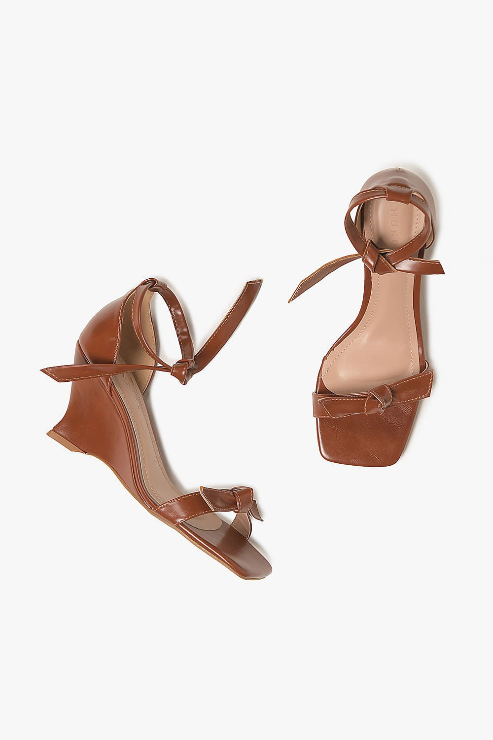 Sandália Feminina Anabela Mundial Kohana Caramelo 3