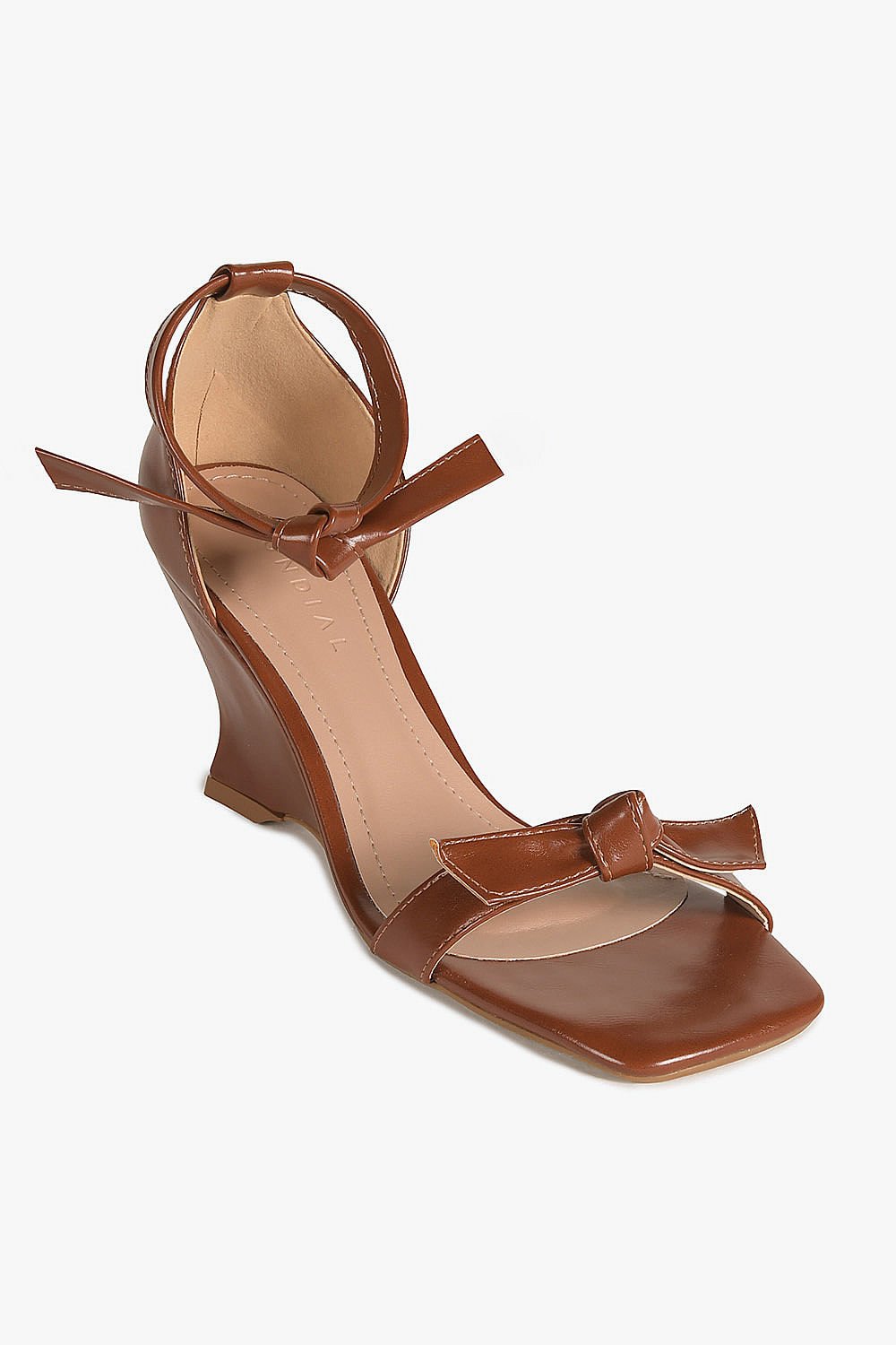 Sandália Feminina Anabela Mundial Kohana Caramelo 4