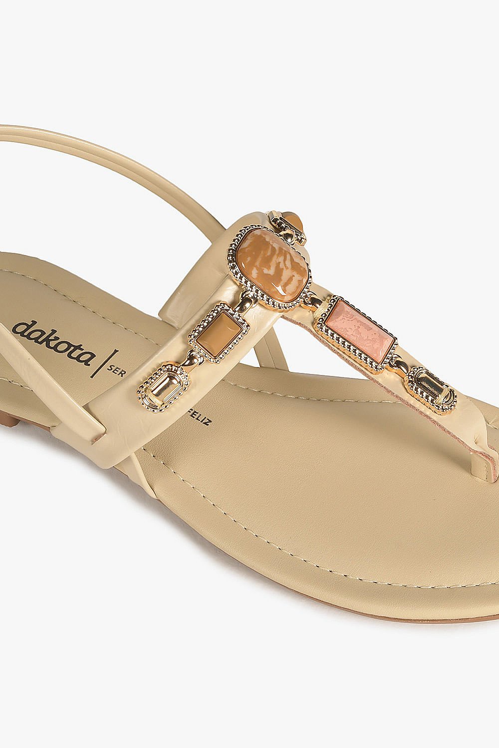 Rasteira Femimina Dakota Noelle Off White 2