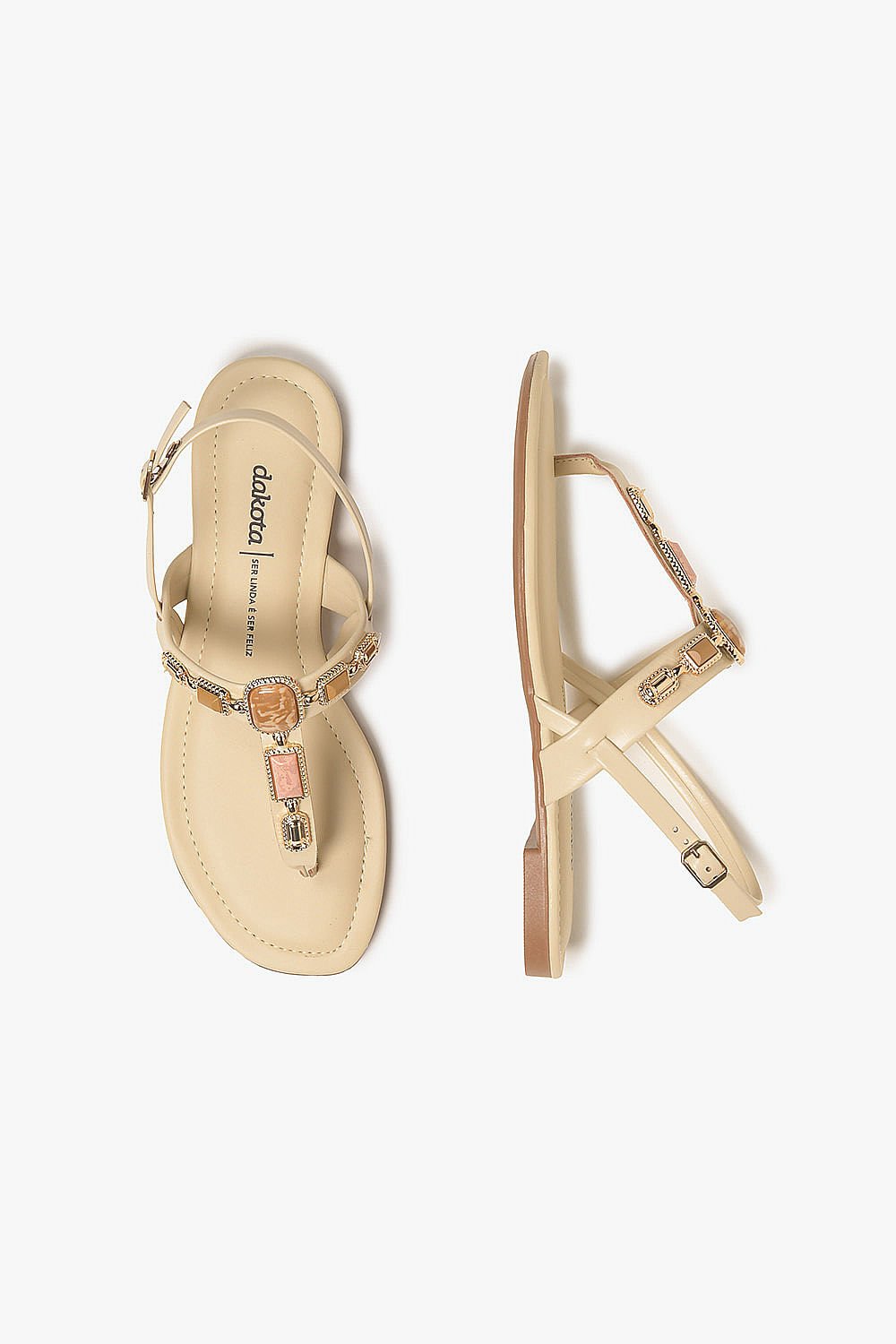 Rasteira Femimina Dakota Noelle Off White 3