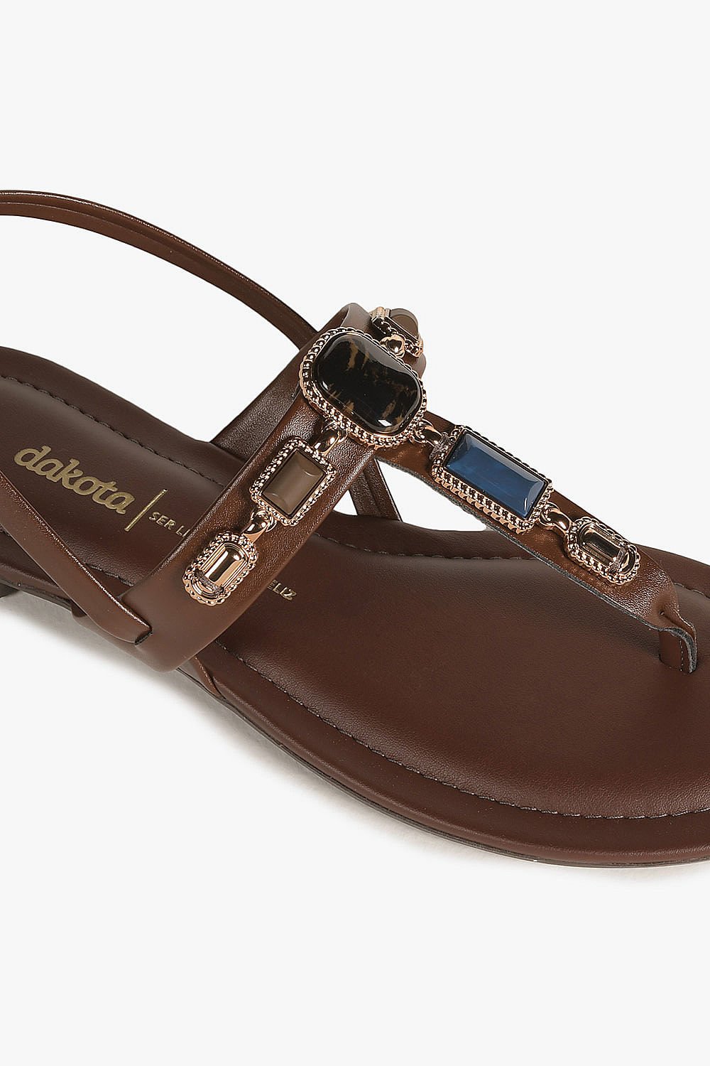 Rasteira Femimina Dakota Noelle Café 2