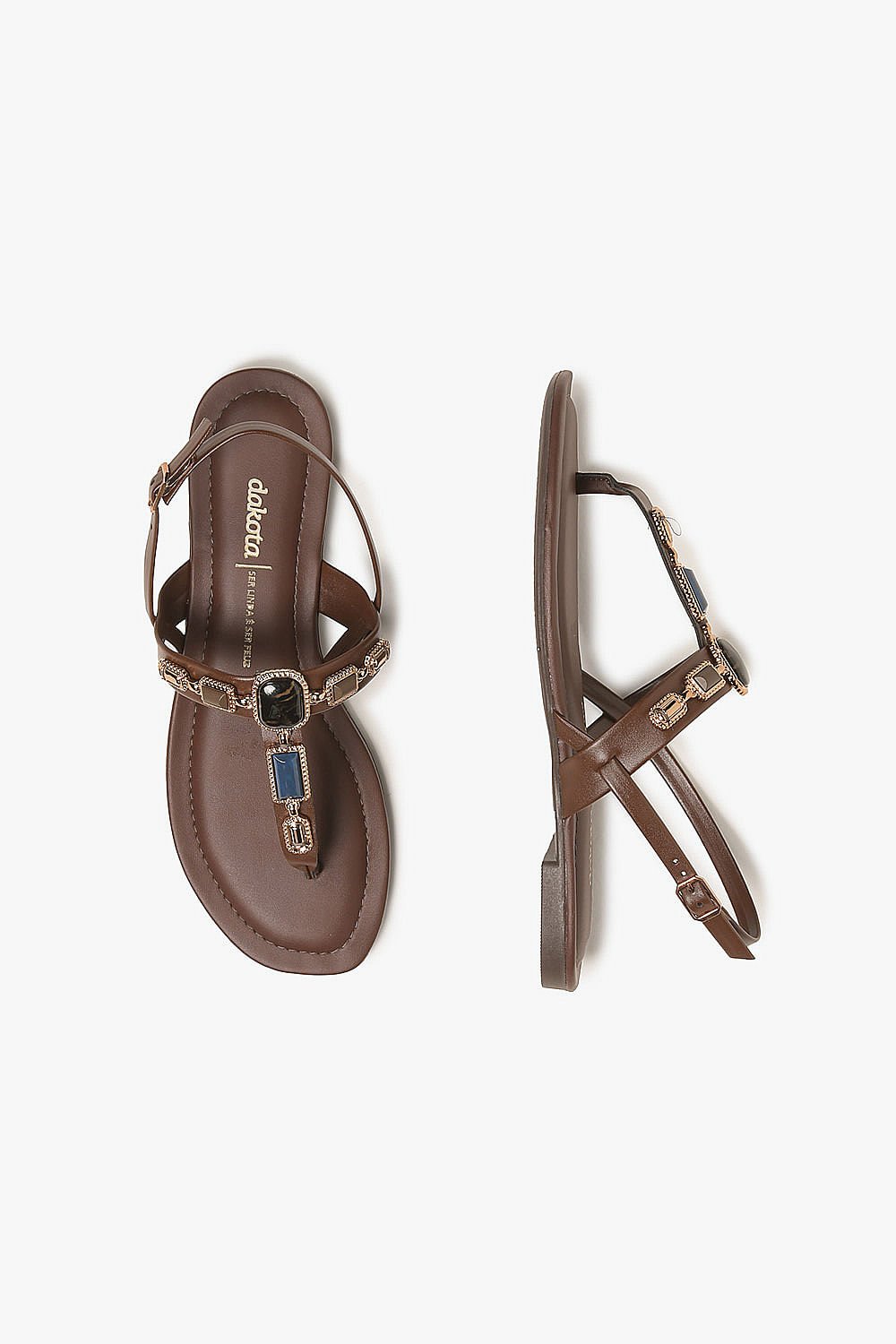 Rasteira Femimina Dakota Noelle Café 3