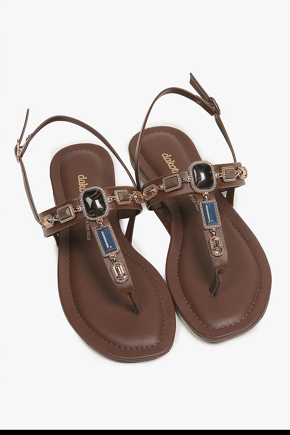 Rasteira Femimina Dakota Noelle Café 4