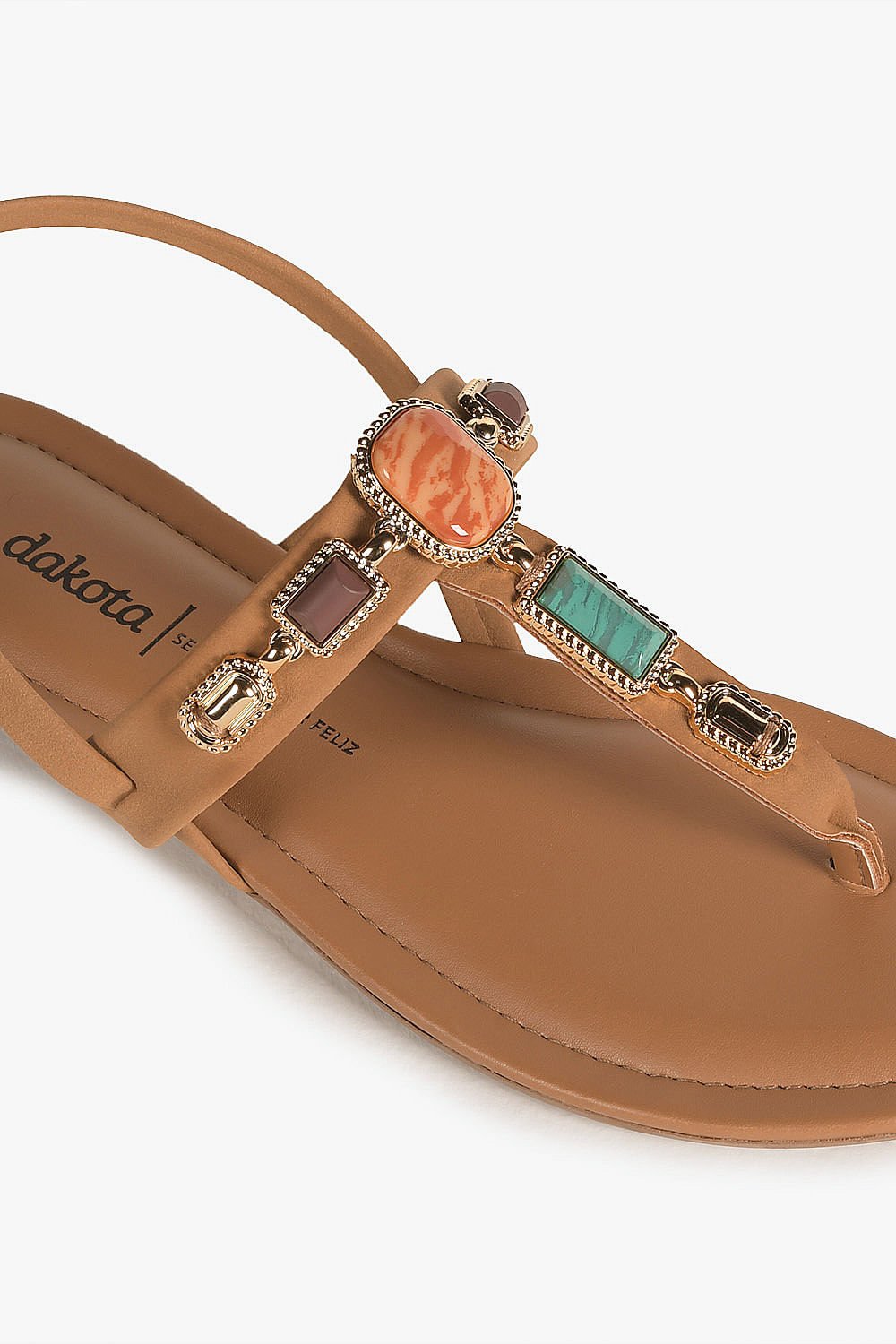 Rasteira Femimina Dakota Noelle Caramelo 2