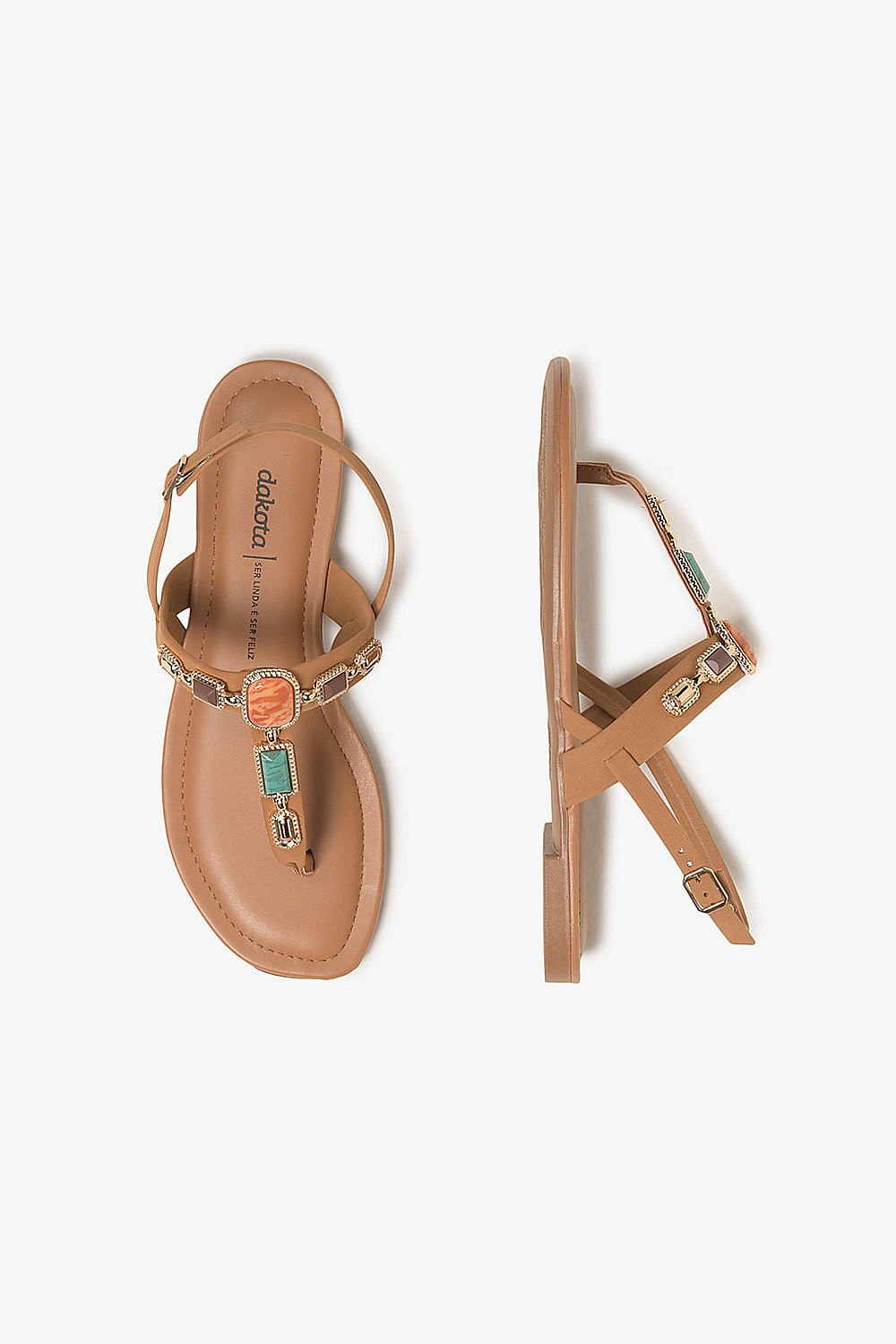 Rasteira Femimina Dakota Noelle Caramelo 3