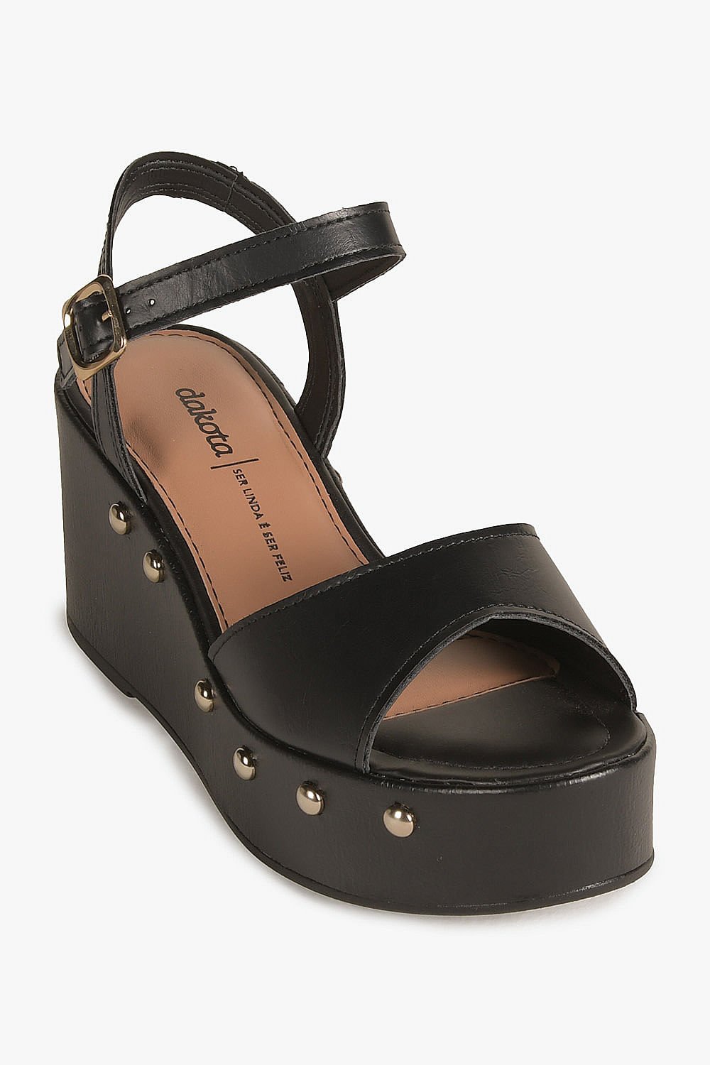 Sandália Feminina Anabela Dakota Yvette Preto 4