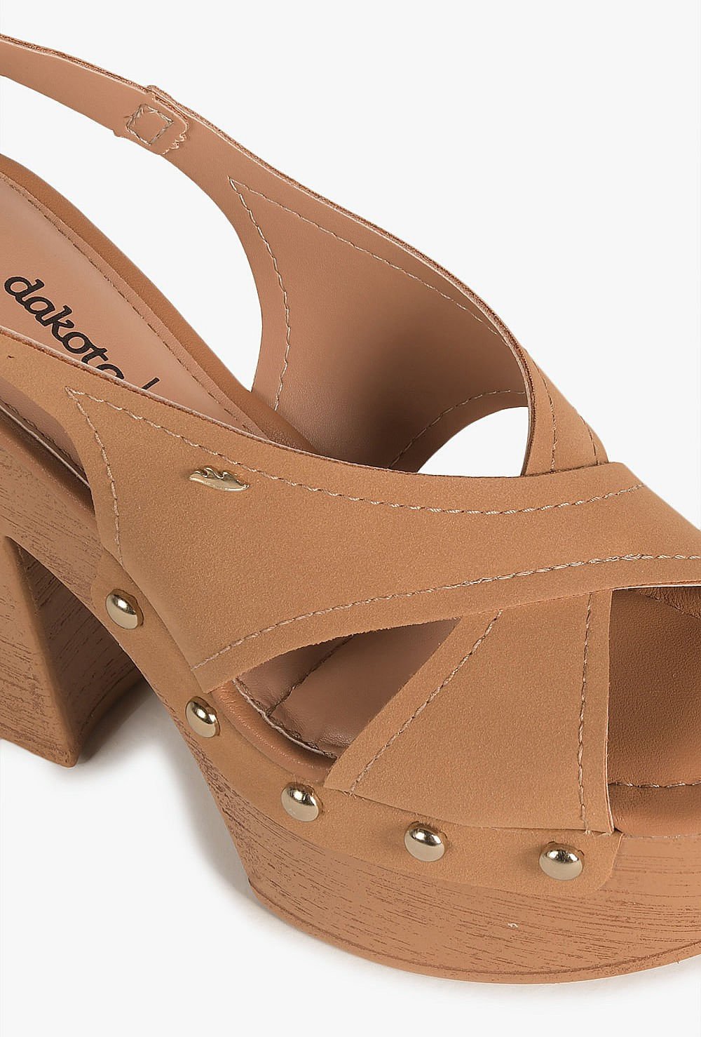 Sandália Feminina Meia Pata Dakota Zamira Caramelo 2