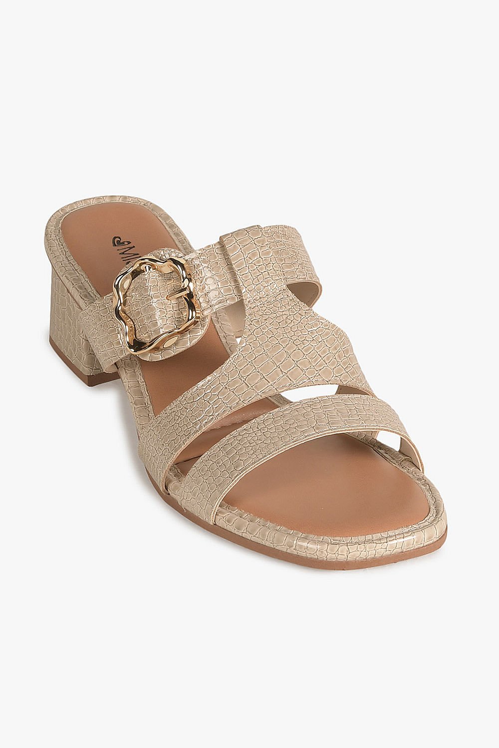 Tamanco Feminino Salto Médio Mississipi Vittoria Off White 4