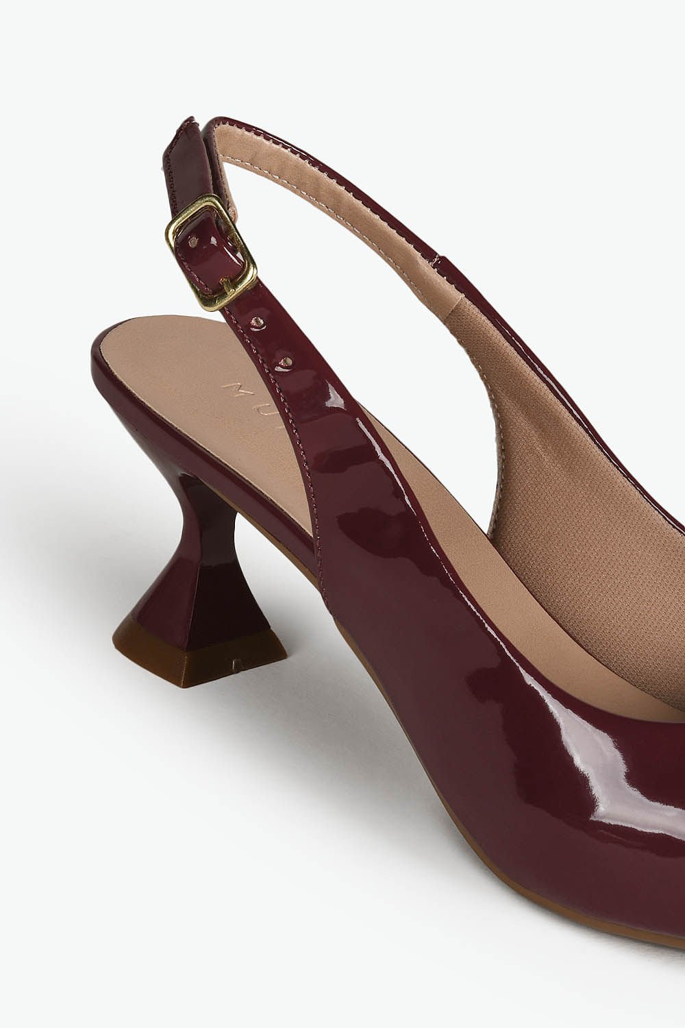 Sapato Feminino Slingback Mundial Ionice Vinho 2