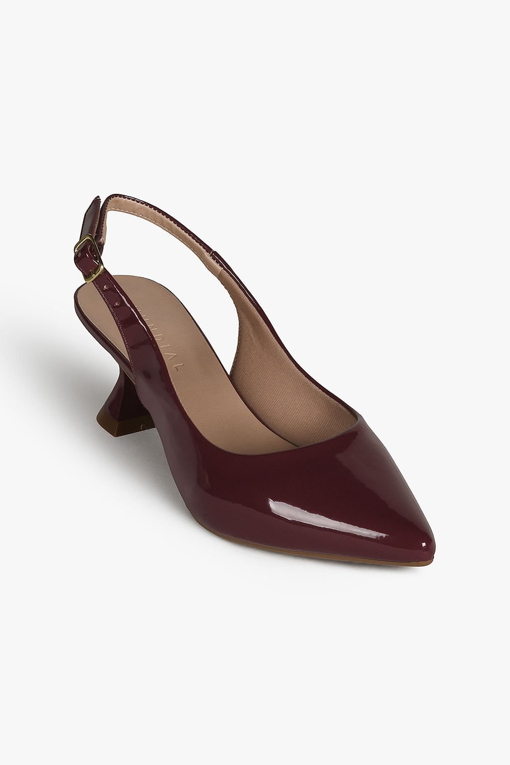 Sapato Feminino Slingback Mundial Ionice Vinho 4