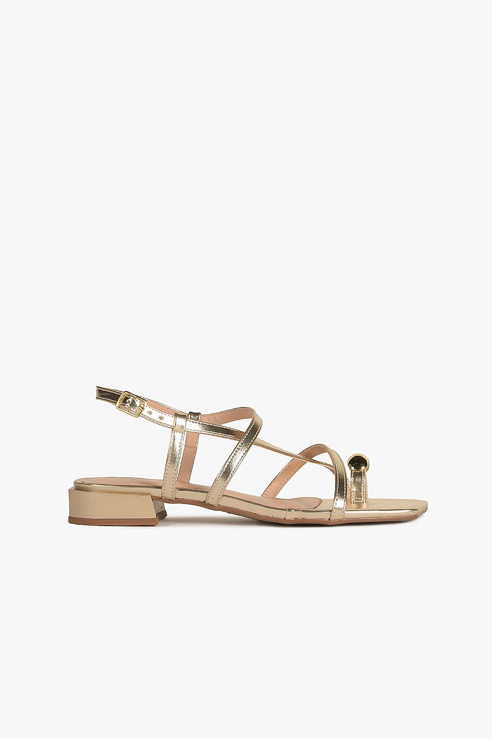 Sandália Feminina Salto Baixo Mundial Livia