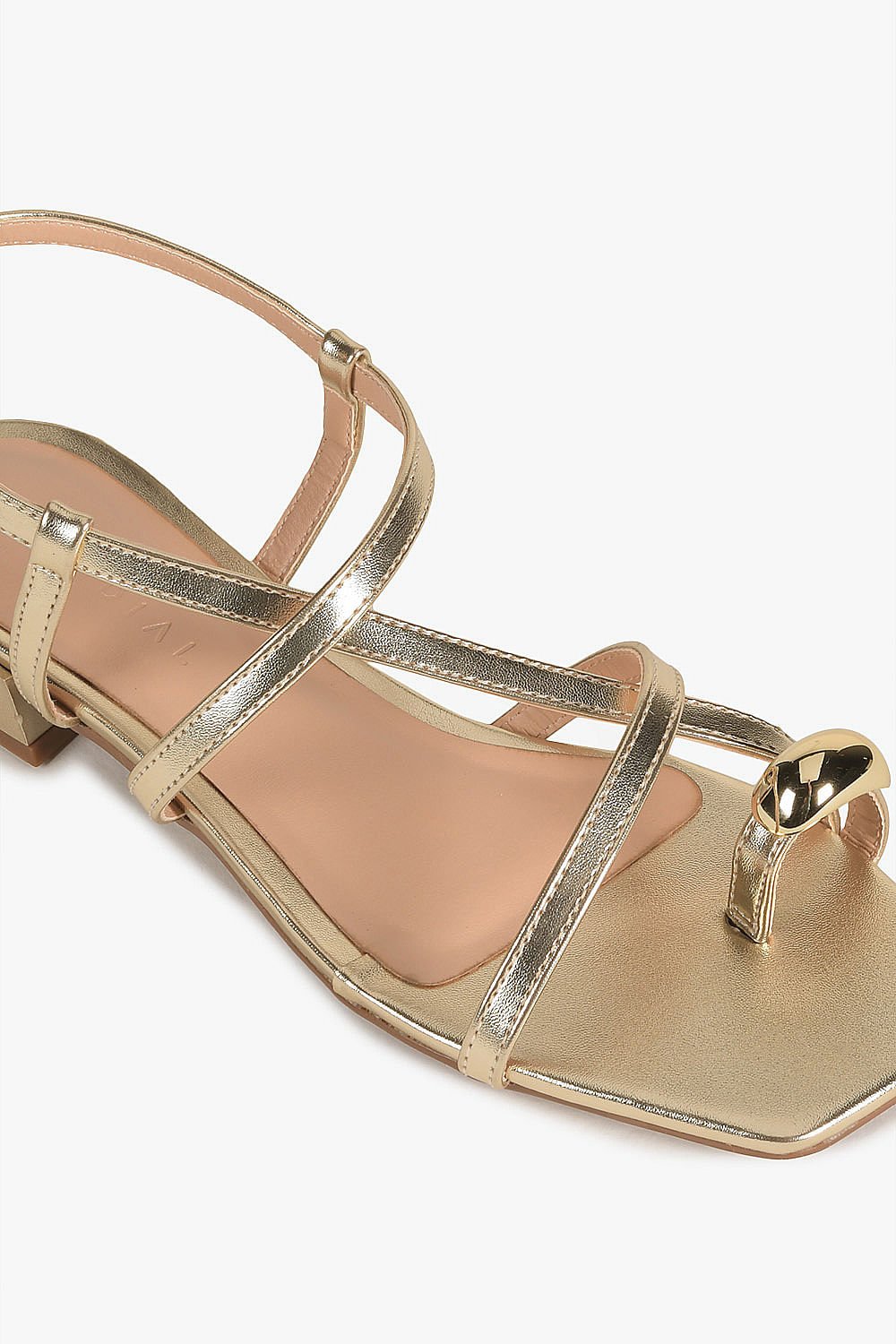 Sandália Feminina Salto Baixo Mundial Livia Dourado 2