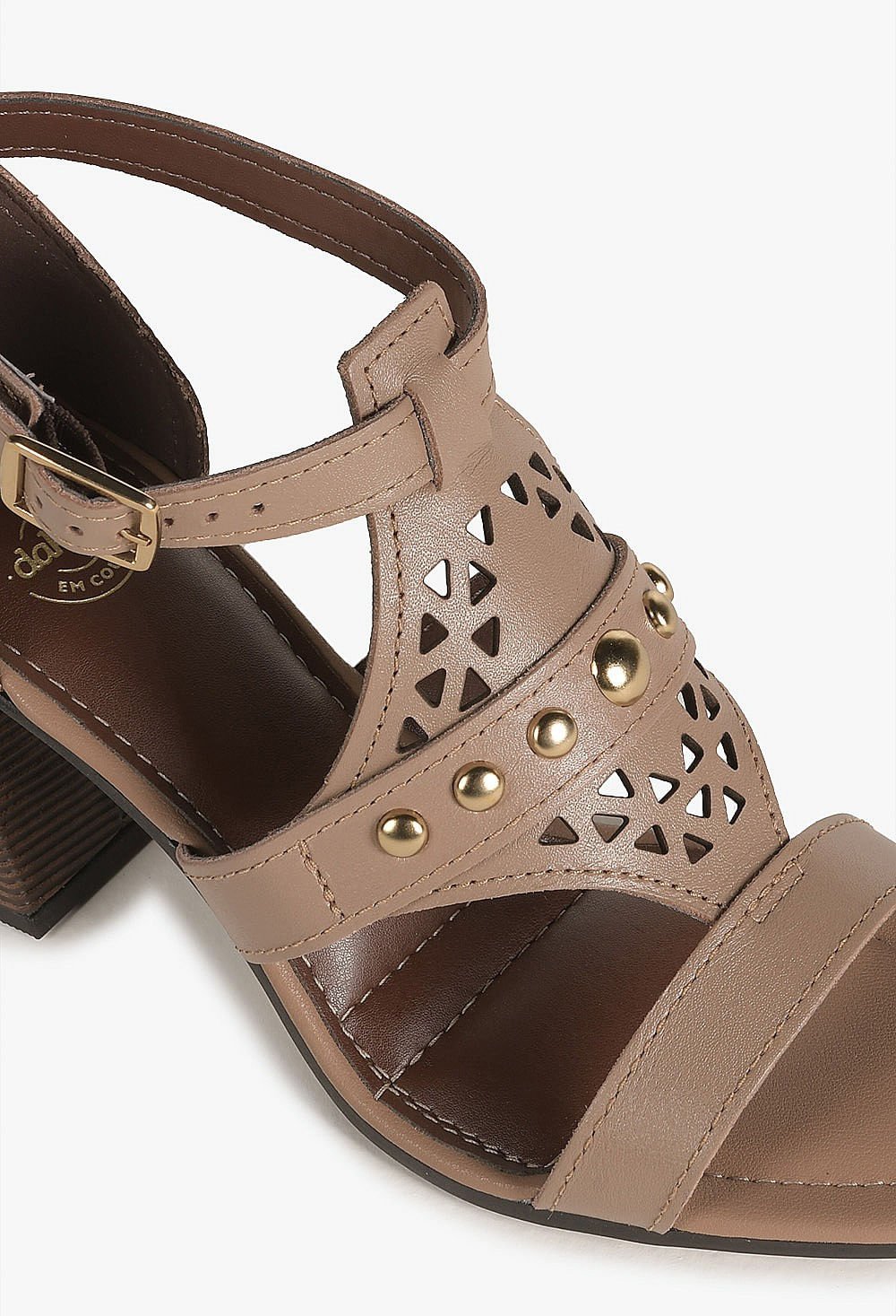 Sandália Feminina Salto Alto Dakota Adelise Cinza 2