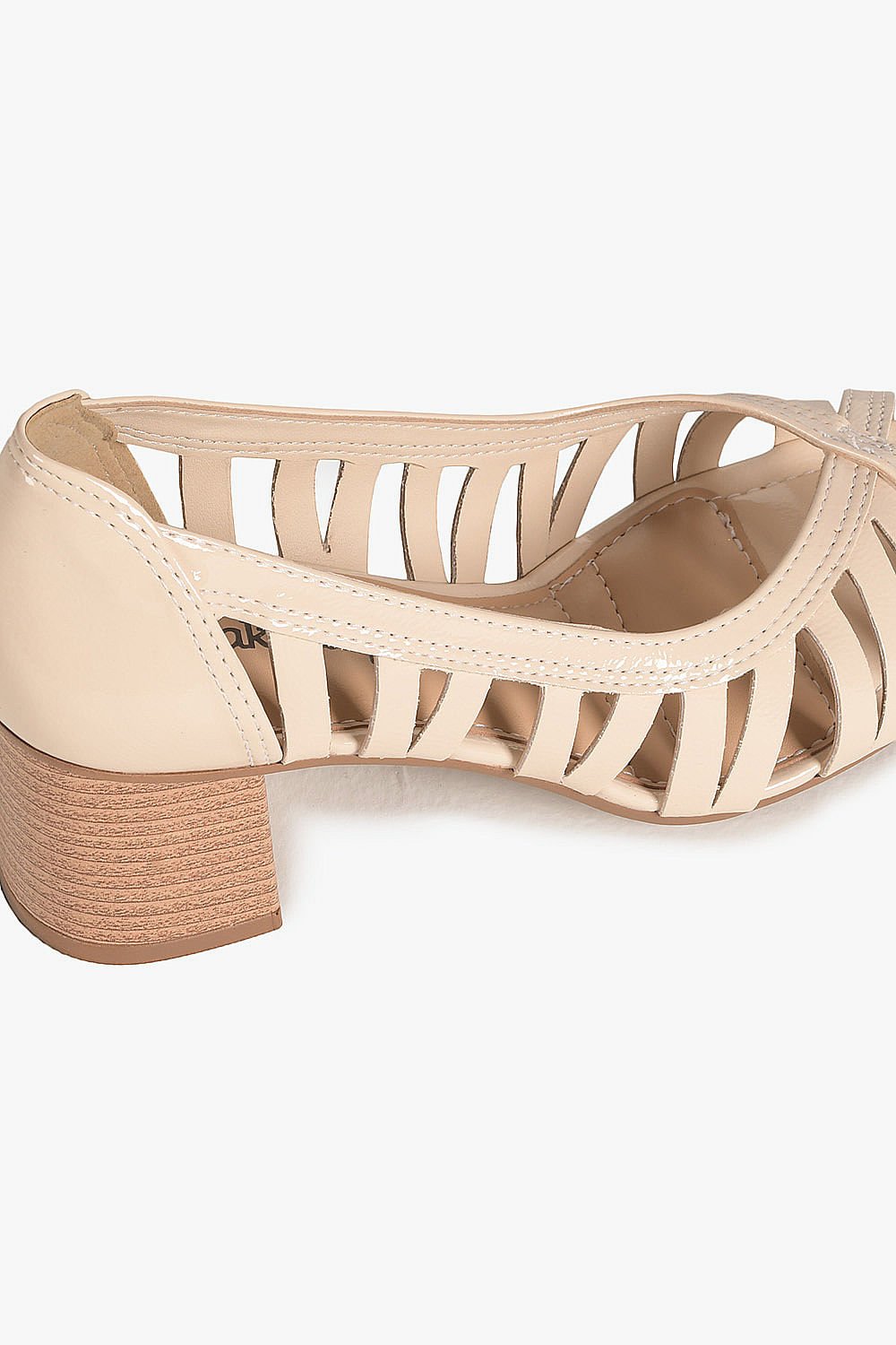 Sapato Feminino Peep Toe Dakota Clemence Off White 2