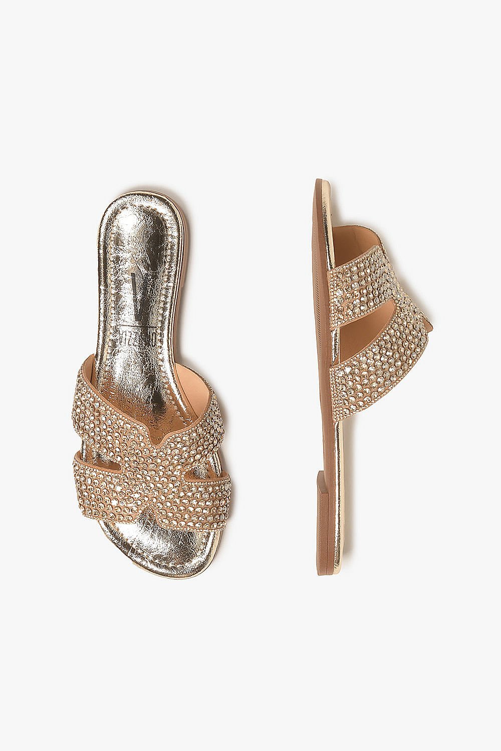 Rasteira Feminina Vizzano Bellatriz Dourado 3