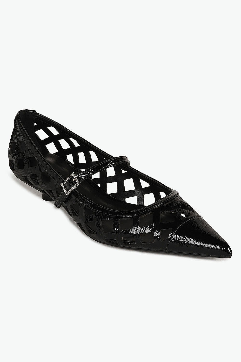 Sapato Feminino De Boneca Mundial Chiara Preto 4