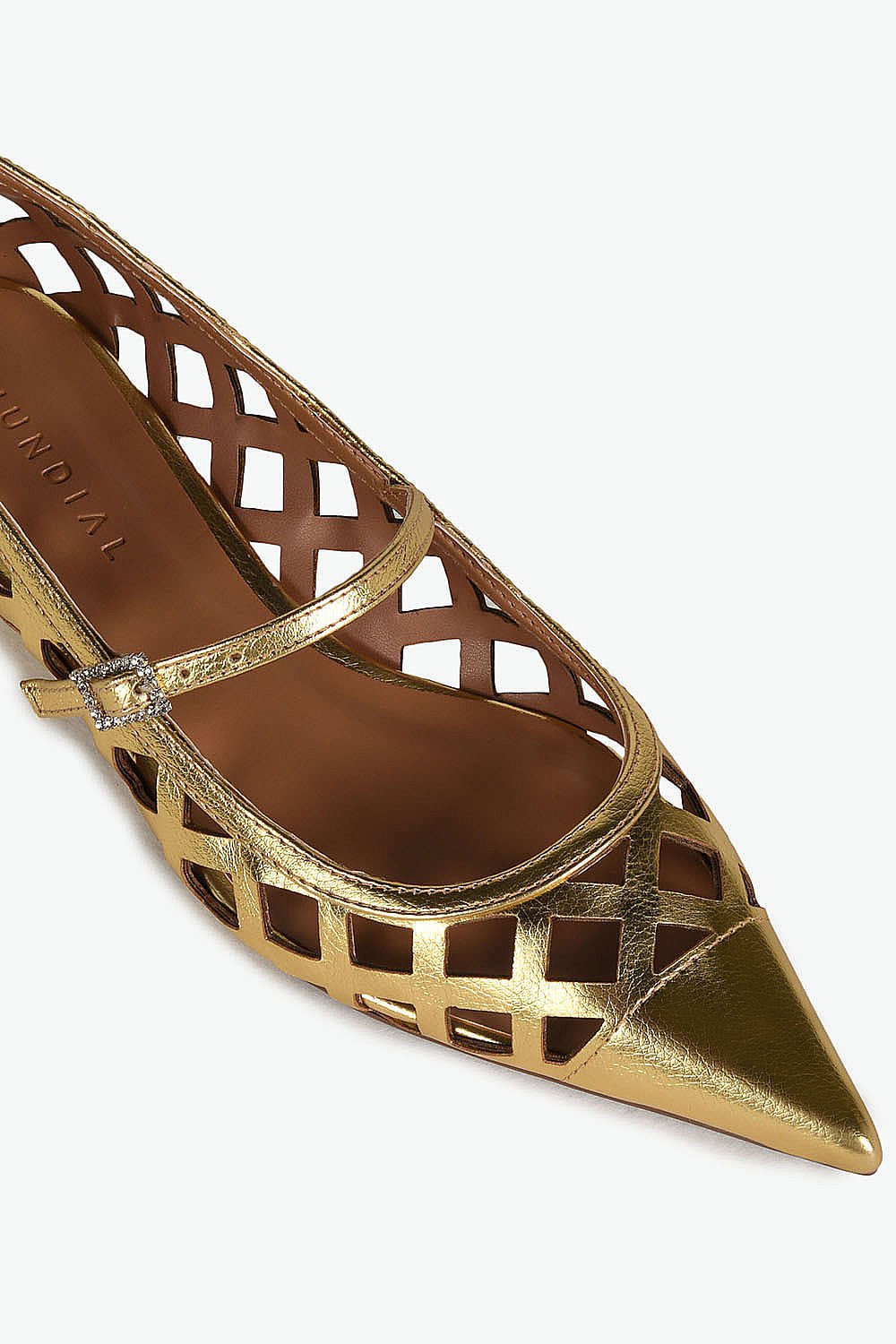 Sapato Feminino De Boneca Mundial Chiara Dourado 2