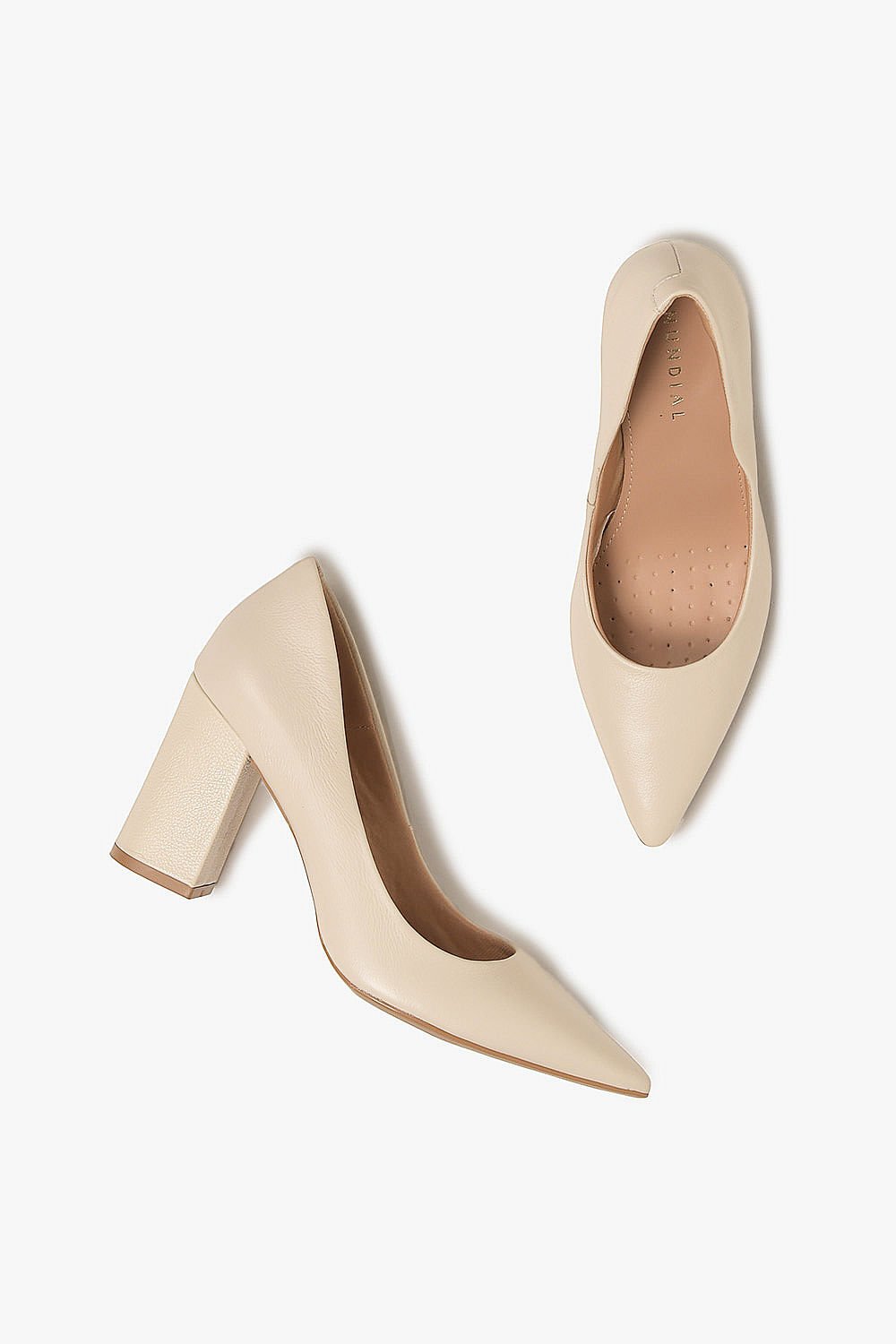 Sapato Feminino Salto Alto Mundial Aryel Off White 3