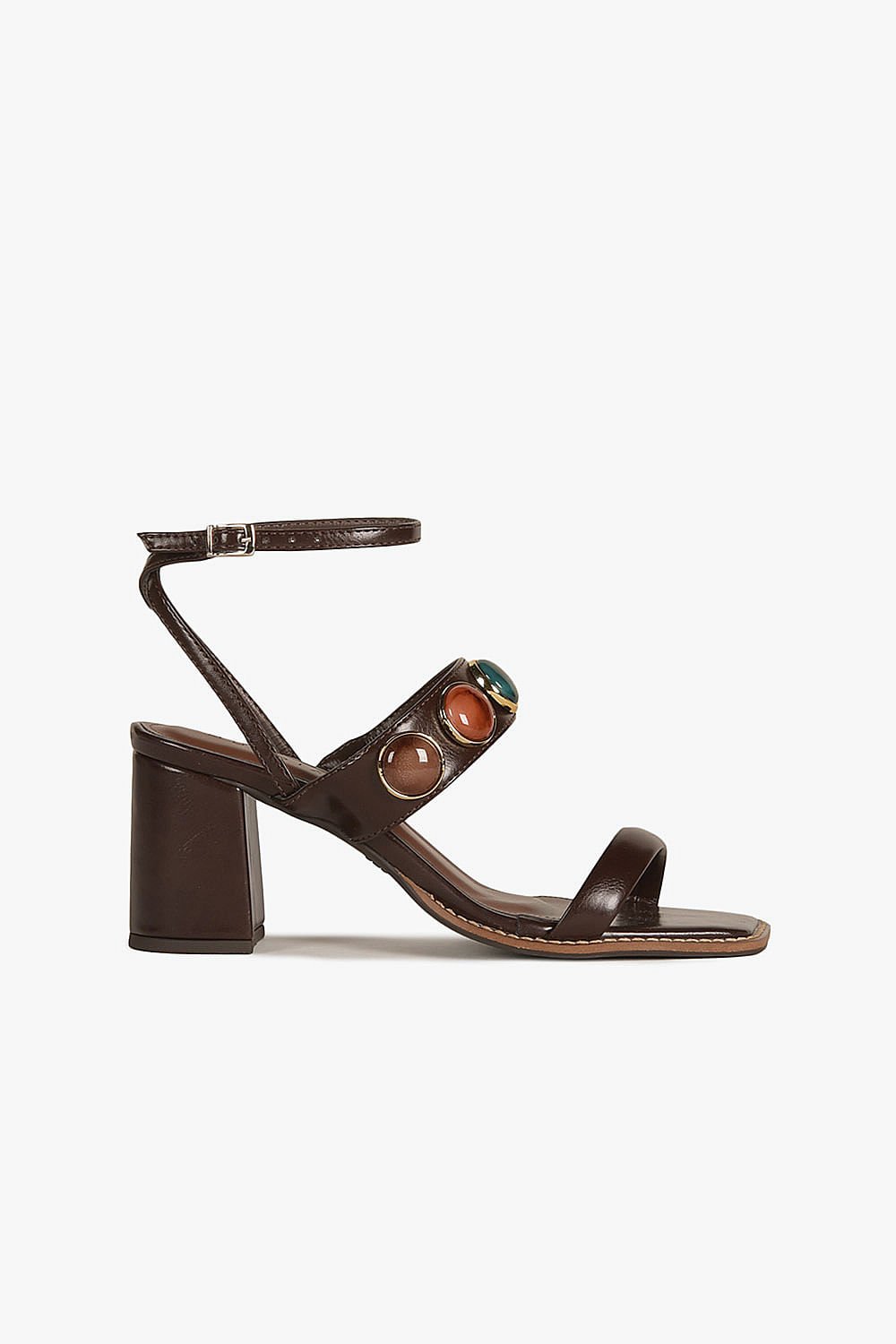 Sandália Feminina Salto Alto Mundial Jaqueline