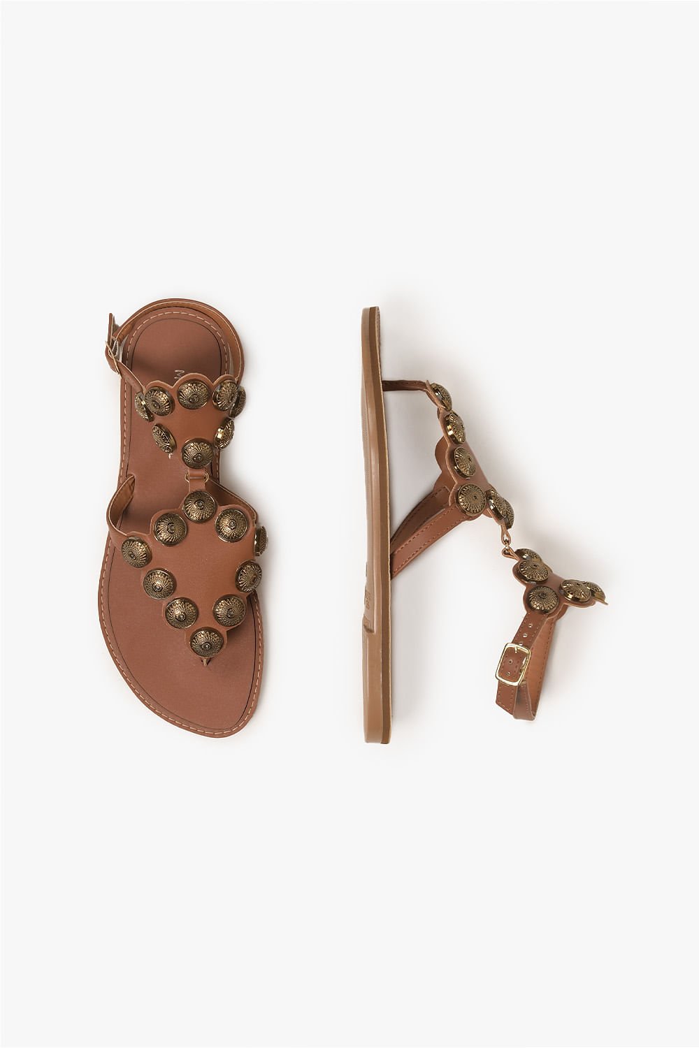 Rasteira Feminina Mundial Zelina Caramelo 3