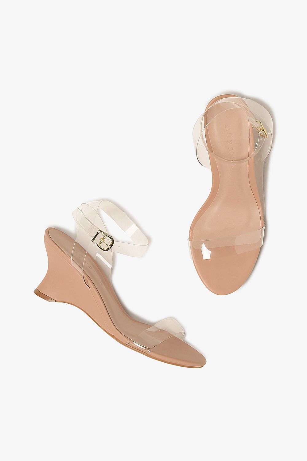 Sandália Feminina Anabela Mundial Fabiane Bege 3