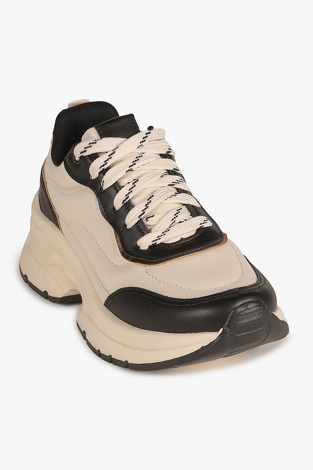 Tênis Feminino Plataforma Mundial Skarine Bege 4