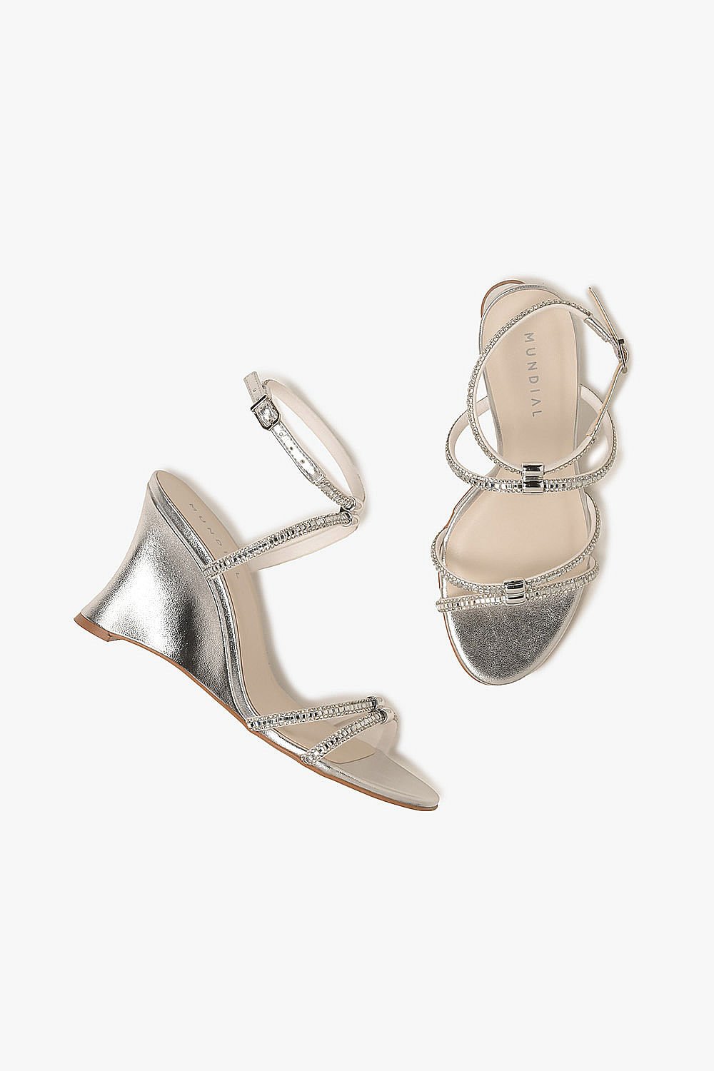 Sandália Feminina Anabela Mundial Heliane Prata 3