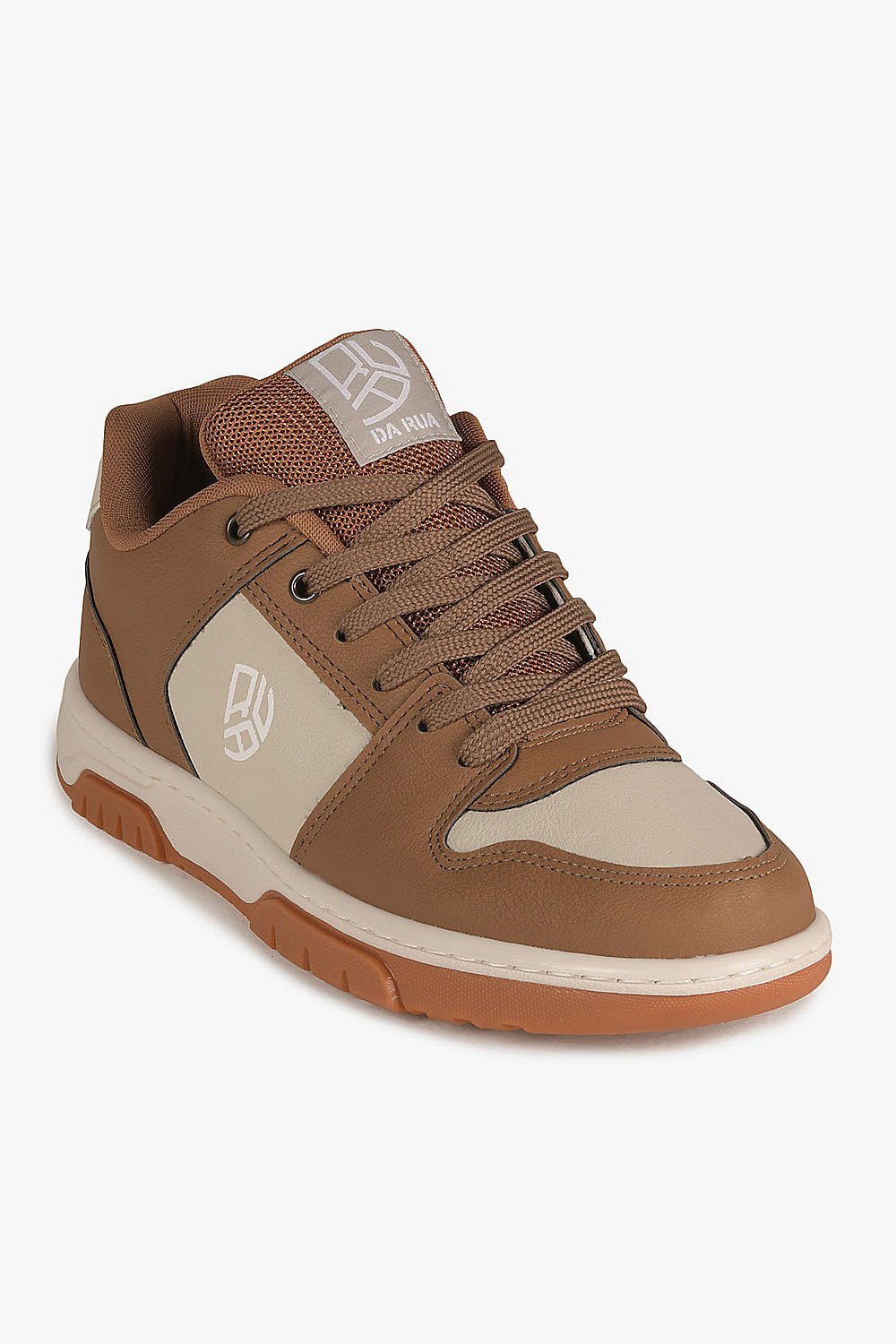 Tênis Da Rua Casual Cairo Bege/Marrom 4