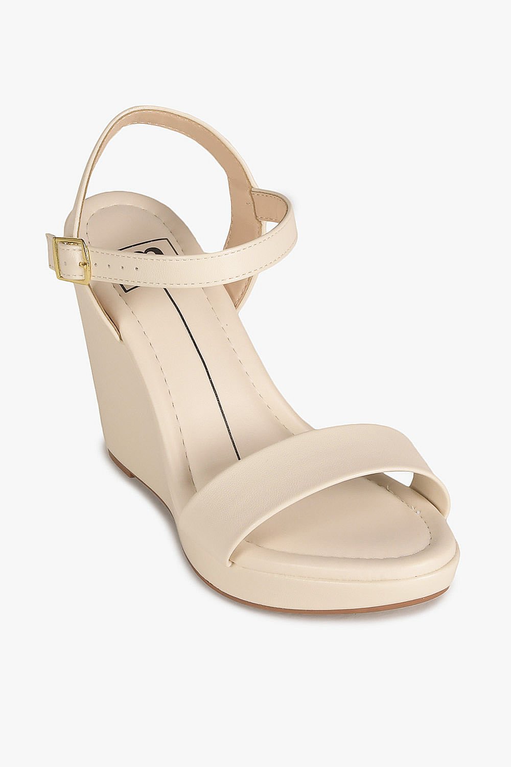 Sandália Feminina Anabela Moleca Tarsiane Off White 4