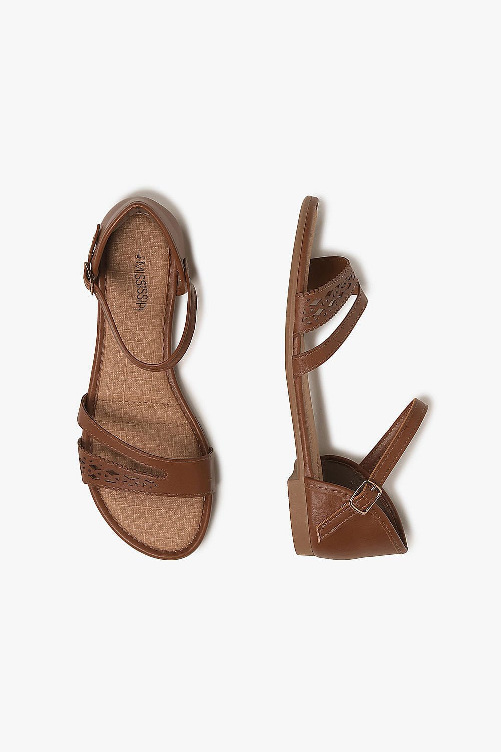 Rasteira Feminina Mississipi Fiona Café 3