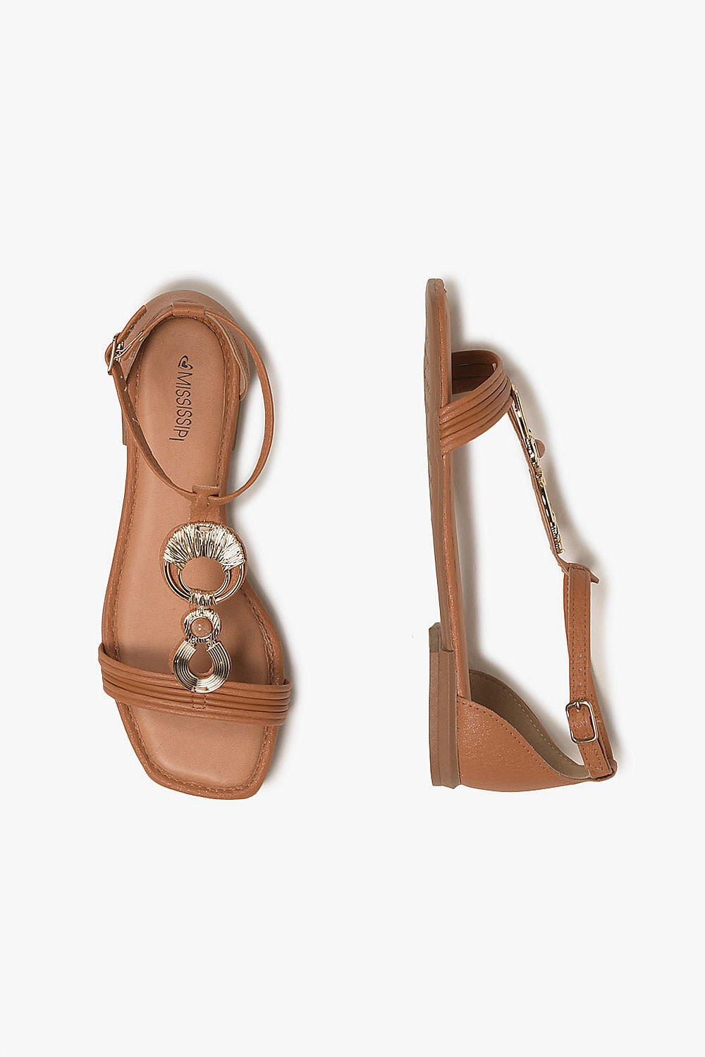 Rasteira Feminina Mississipi Brooke Caramelo 7