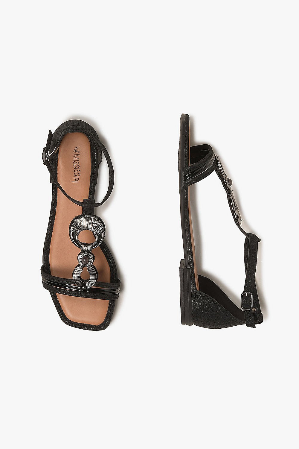 Rasteira Feminina Mississipi Brooke Preto 3