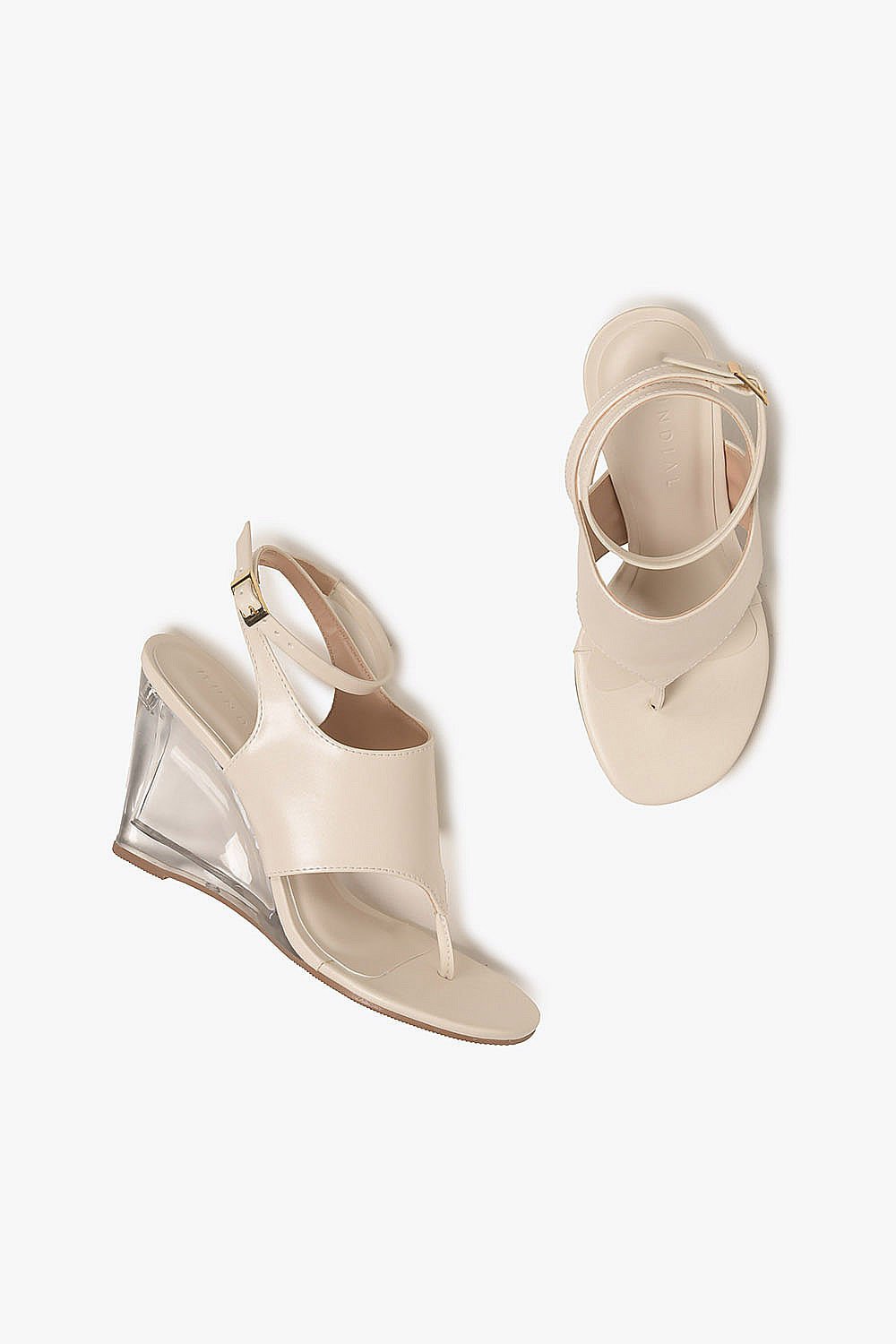 Sandália Feminina Anabela Mundial Rosemary Off White 3