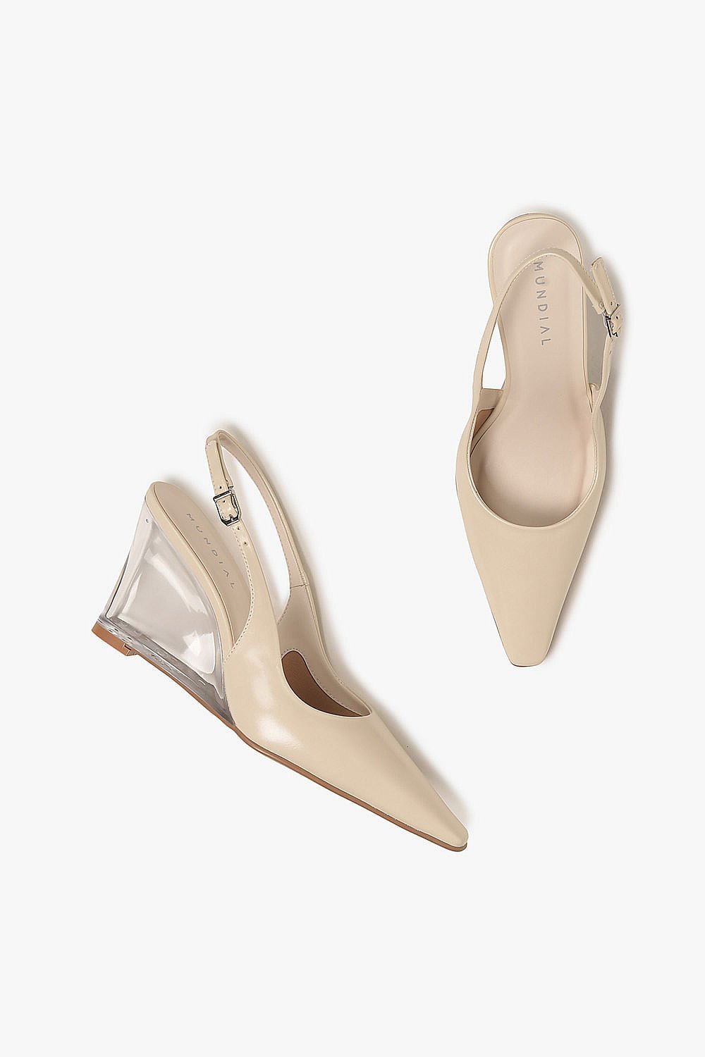 Sandália Feminina Anabela Mundial Helizete Off White 3