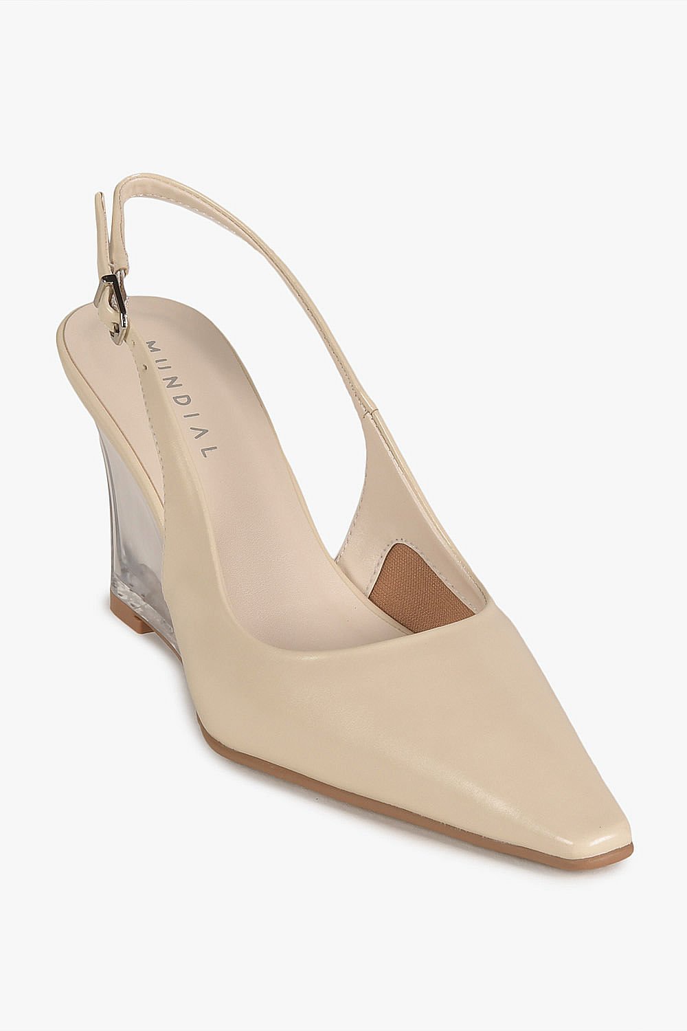 Sandália Feminina Anabela Mundial Helizete Off White 4