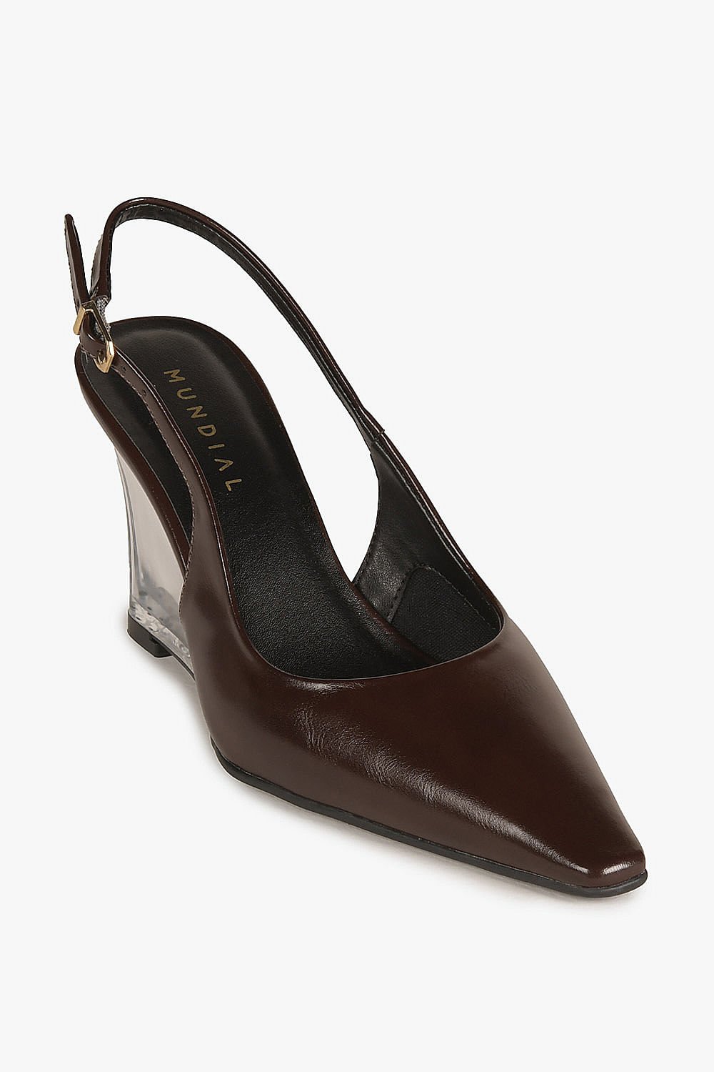 Sandália Feminina Anabela Mundial Helizete Café 4