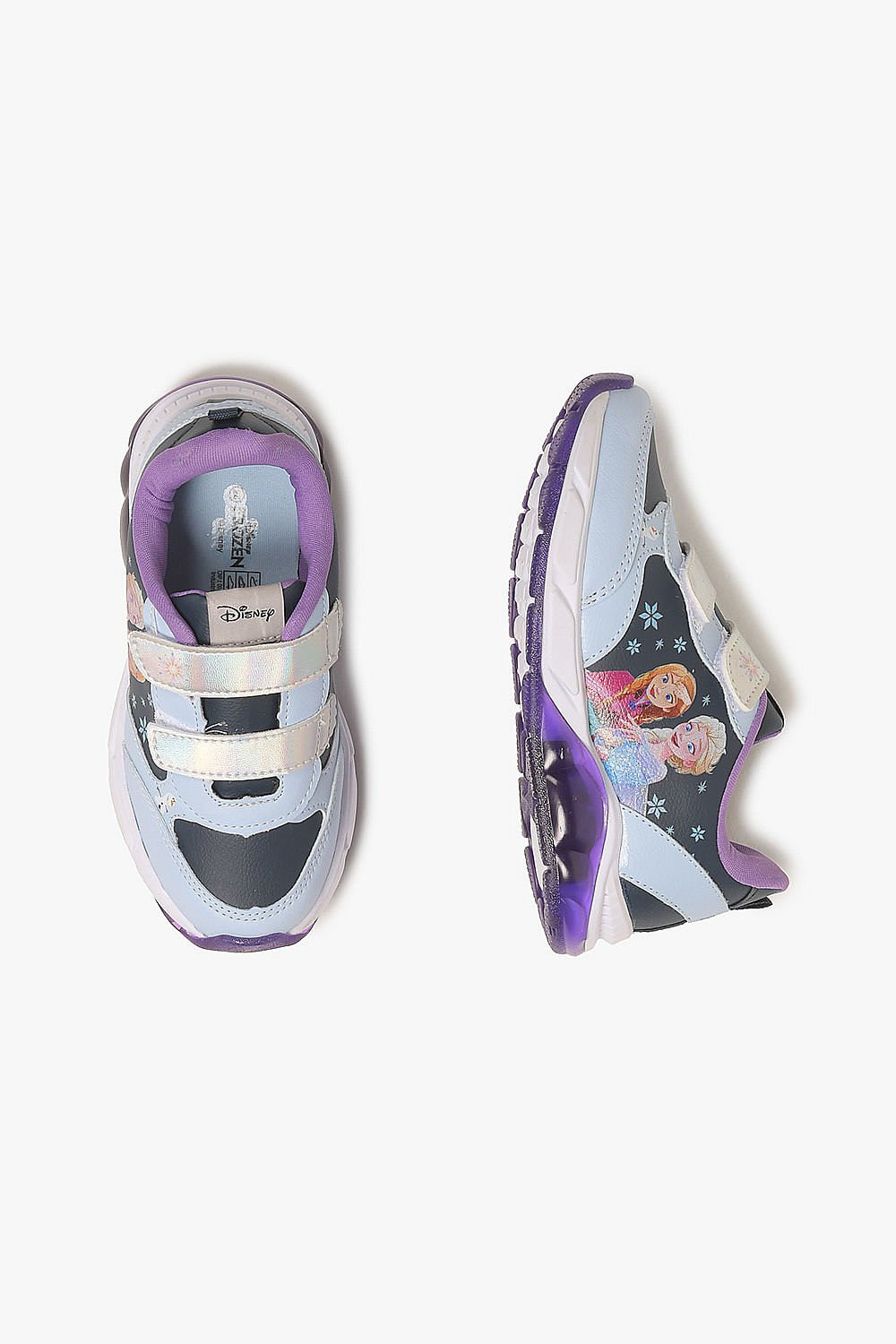 Tênis Infantil Danguinho Led Frozzen Azul 3