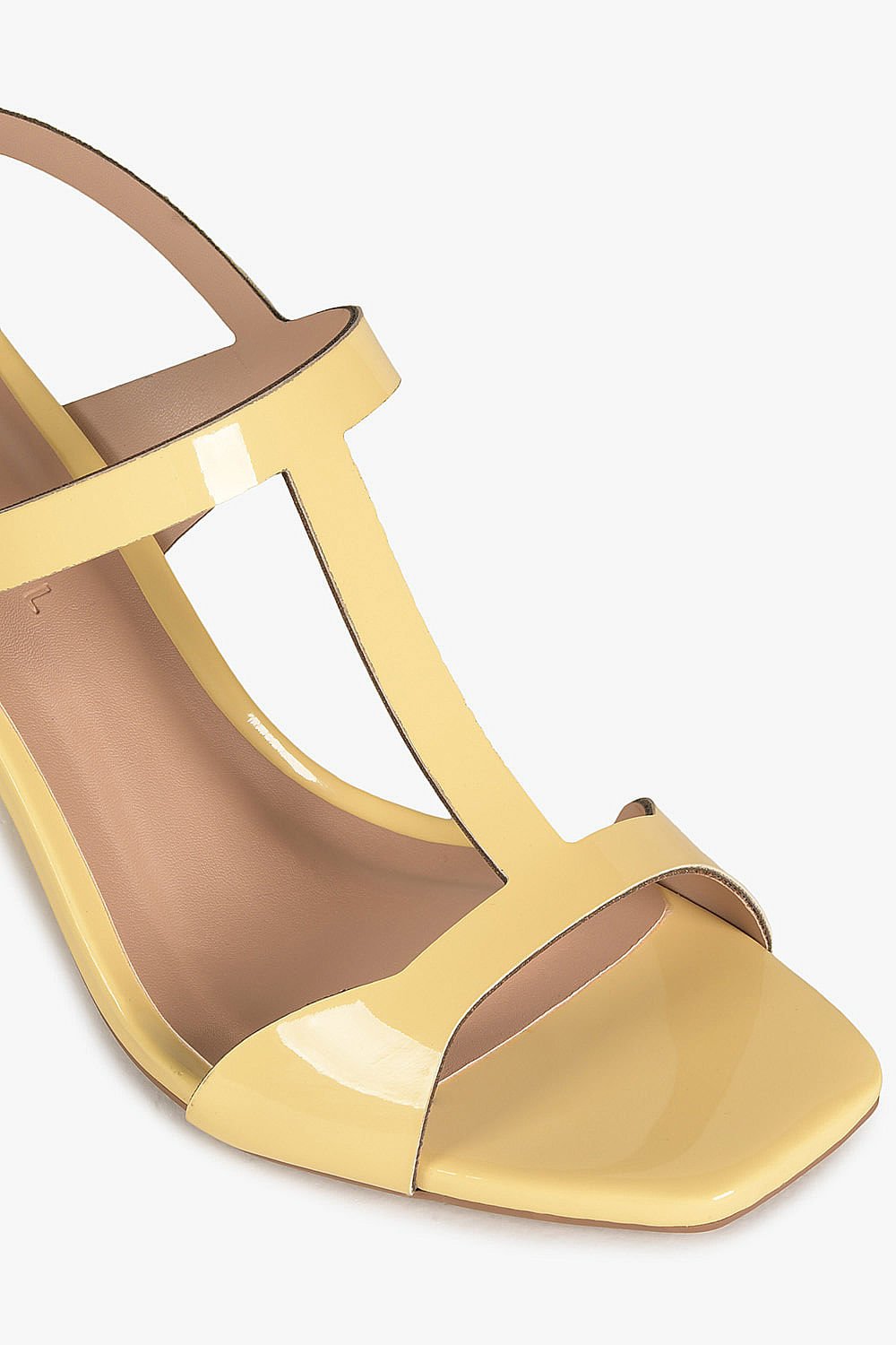 Sandália Feminina Salto Alto Mundial Cristine Amarelo 2