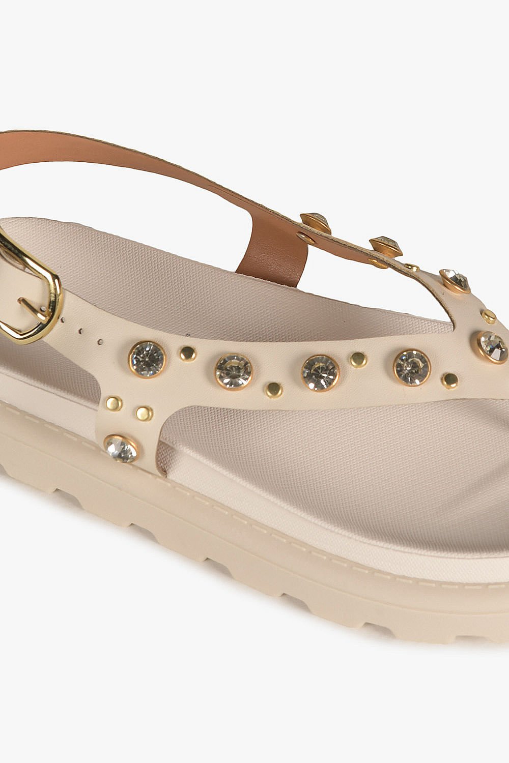 Sandália Feminina Flatform Vizzano Romilda Off White 2