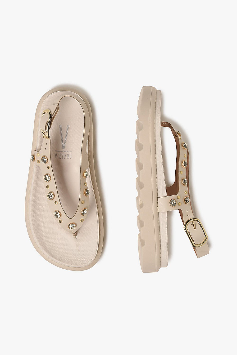 Sandália Feminina Flatform Vizzano Romilda Off White 3