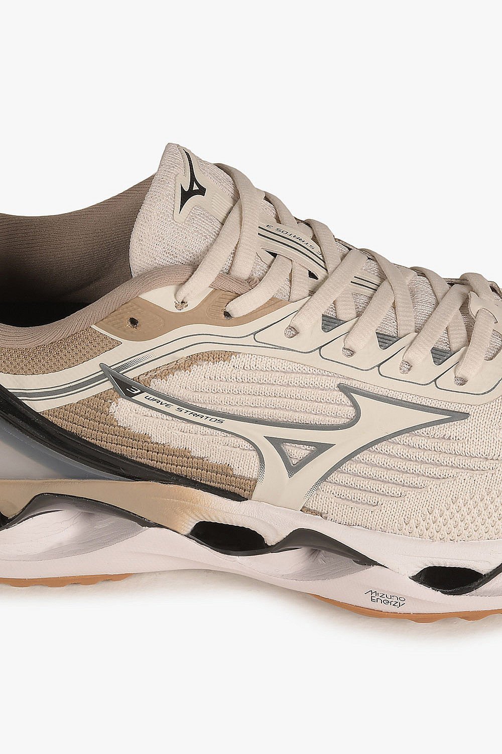 Tênis Mizuno Wave Stratos 3 Bege 2