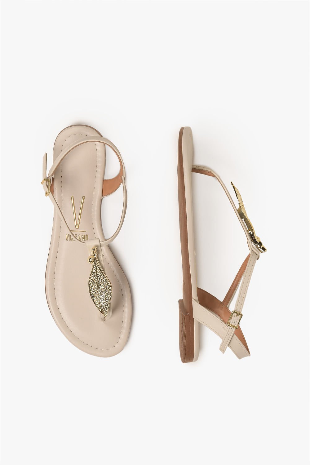 Rasteira Feminina Vizzano Troia Off White 3