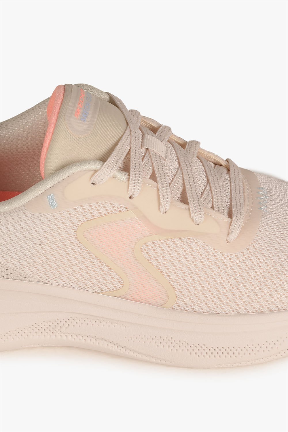 Tênis Skechers Cloud Smooth Wave Feminino Bege 2