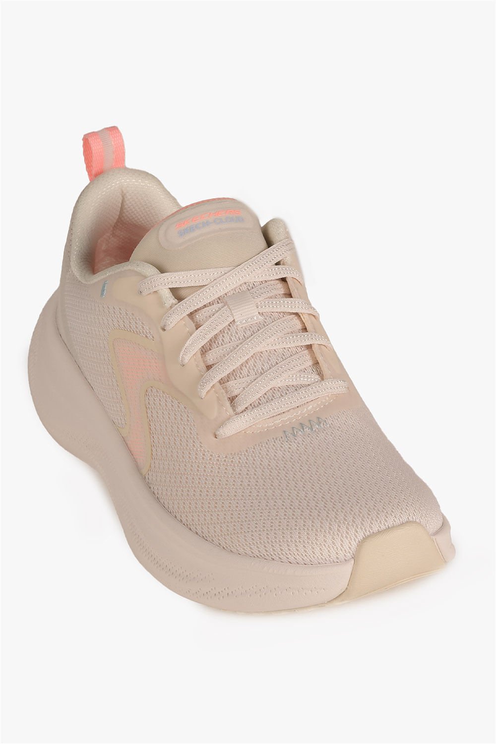 Tênis Skechers Cloud Smooth Wave Feminino Bege 4