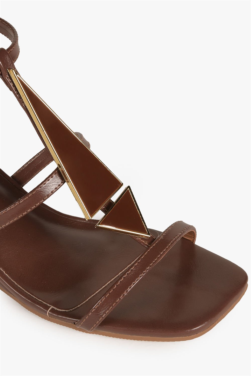 Sandália Feminina Anabela Mundial Pricila Marrom 2