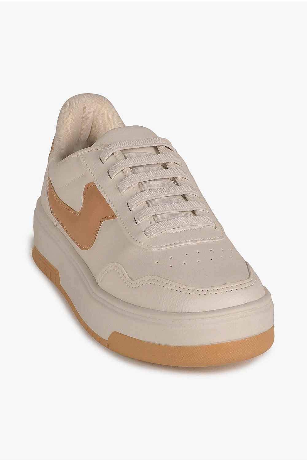 Tênis Feminino Plataforma Costes Veronika Caramelo 4